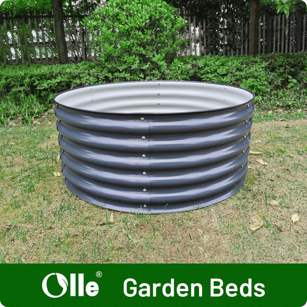 Olle Gardens 17" Tall x 42" Round Raised Garden Bed