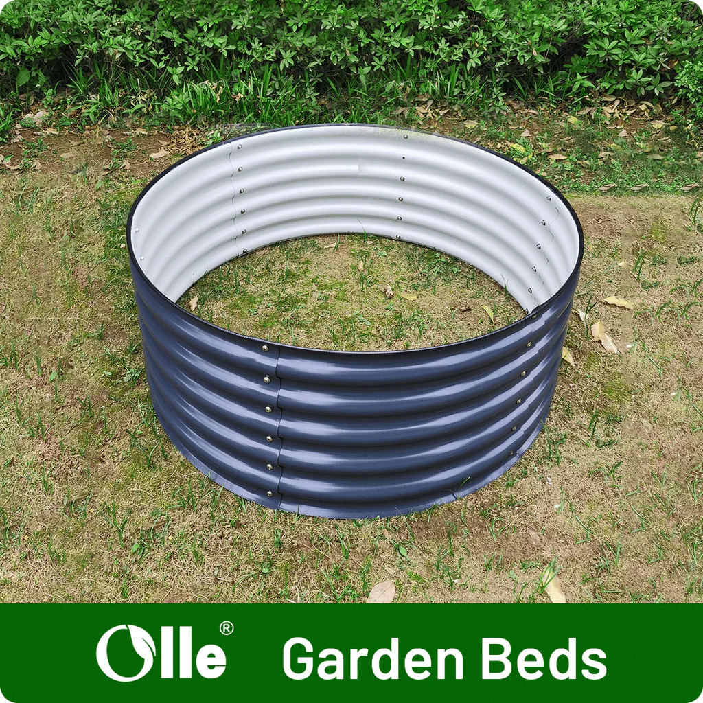 Olle Gardens 17" Tall x 42" Round Raised Garden Bed