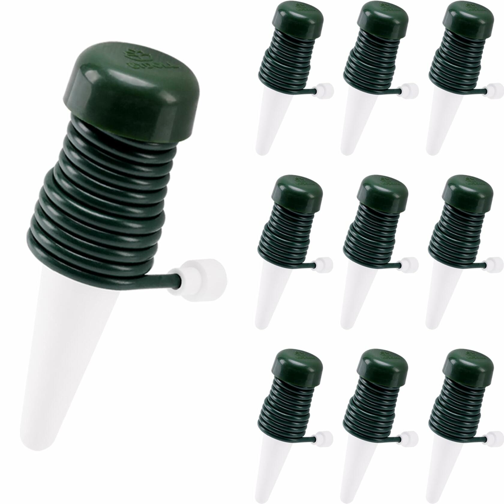 BYDOLL Plant Self-Watering Stakes Automatic Drip Irrigation System 10 Pack