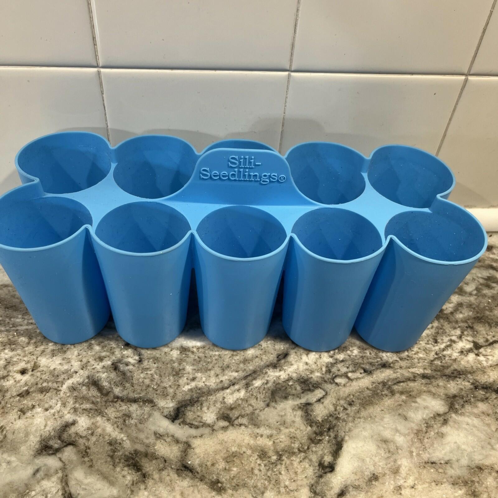 Silicone Seed Starter Tray - 10 Small Round Cells