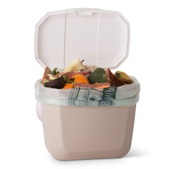 Nova Products 2 Gallon/8 Liter Kitchen Organics Compost Bin, Avocado/Beige (QTY 1), SKU CREW_PP8L