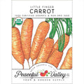 Little Finger Carrot Seeds (Organic)