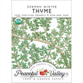 Thyme, German Winter (Organic)