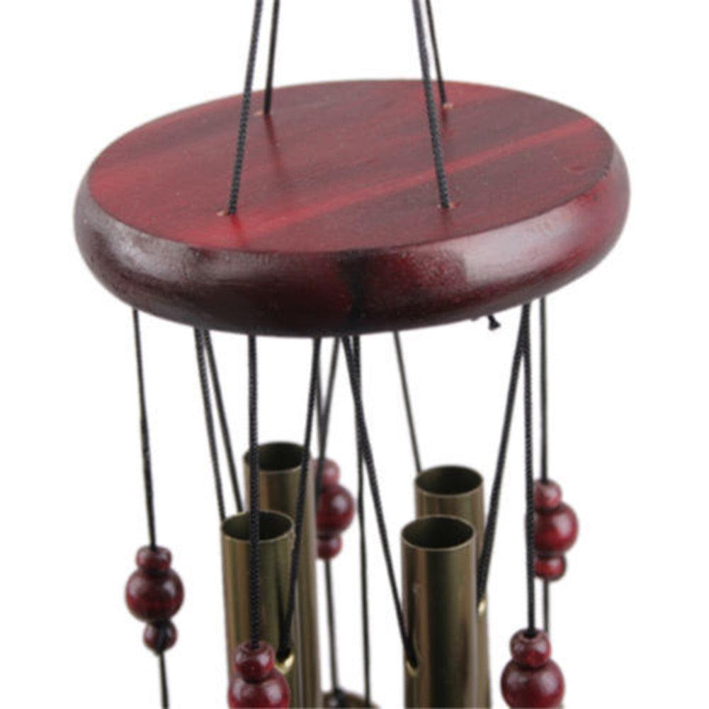 Outdoor Antique Amazing Grace Deep Resonant 4 Tube Chapel Church Bells Memorial Wind Chimes Outdoor Deep Tone  Door Hanging New Year Decor Gifts for Mother,Garden Home Yard Hanging Decoration