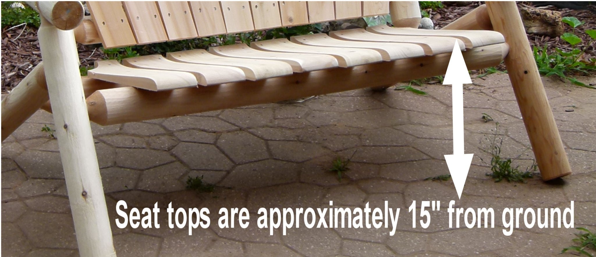 Durable Wooden Garden Bench