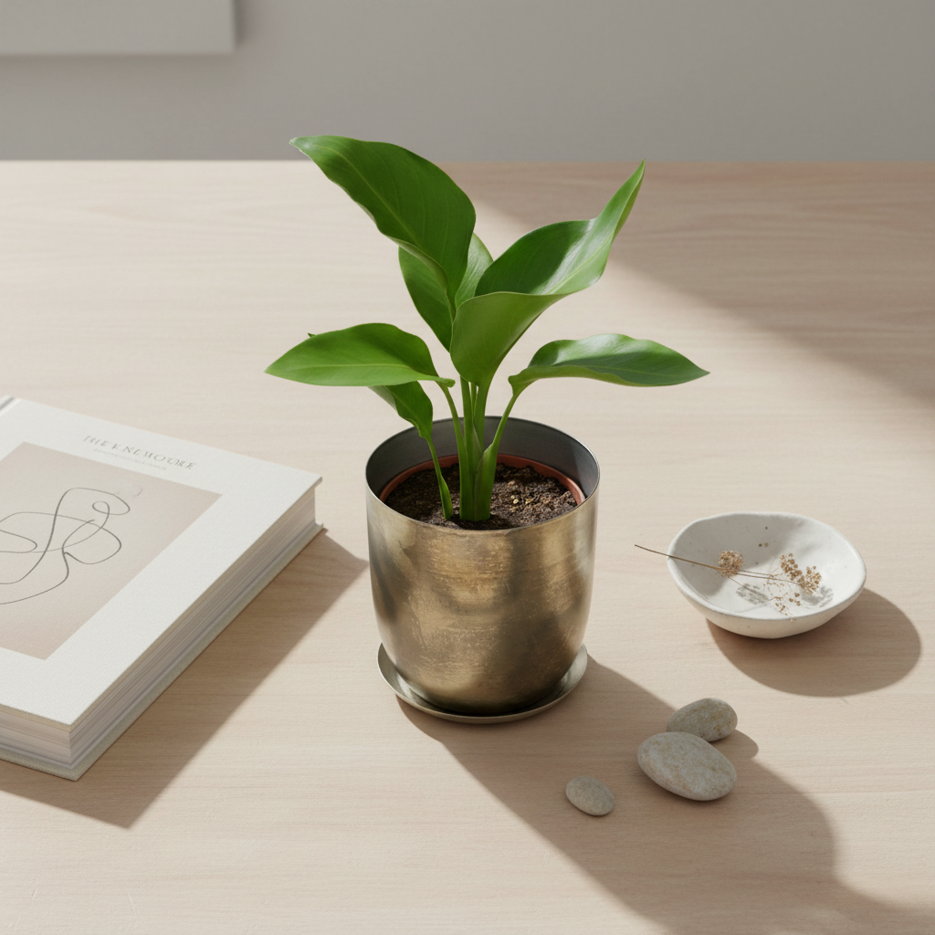 Jo Metal Planter With Drainage Hole