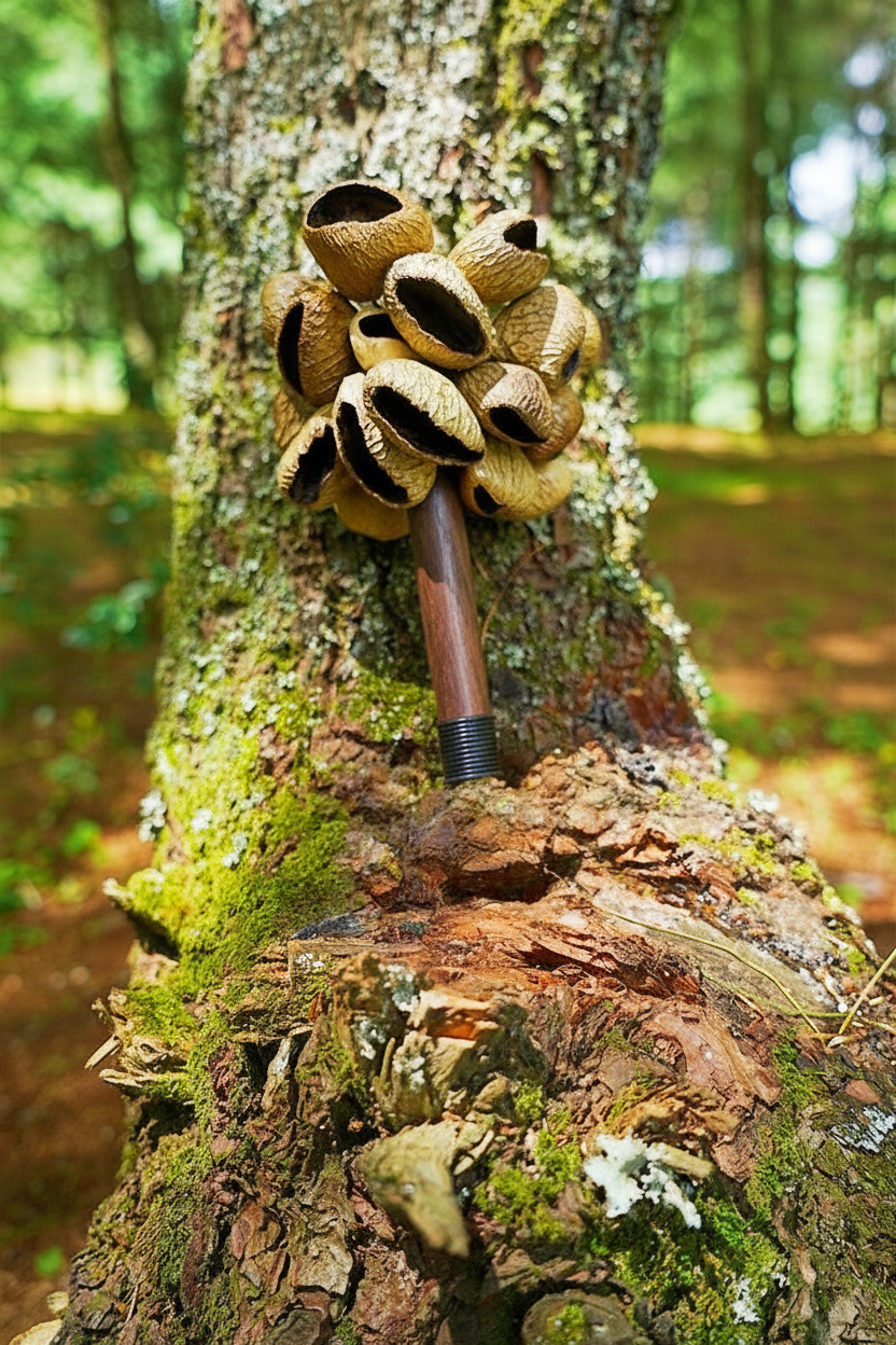 Panji Seed Pod Wooden Handle Shaker