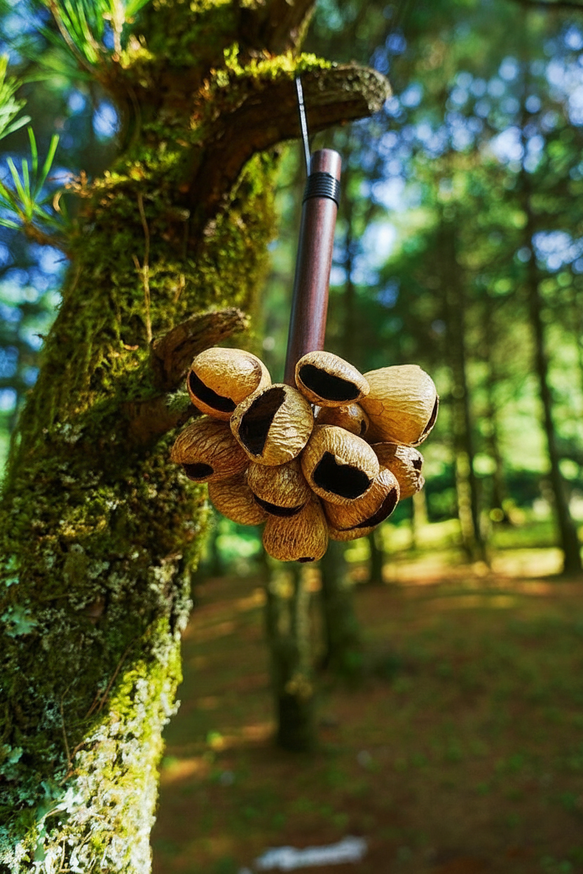 Panji Seed Pod Wooden Handle Shaker