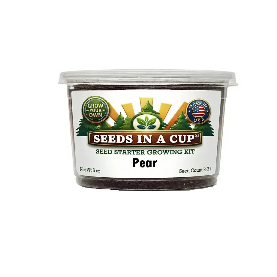 Pear Tree Grow Kit | Grow Your Own Pears from Seed | Seeds In A Cup®