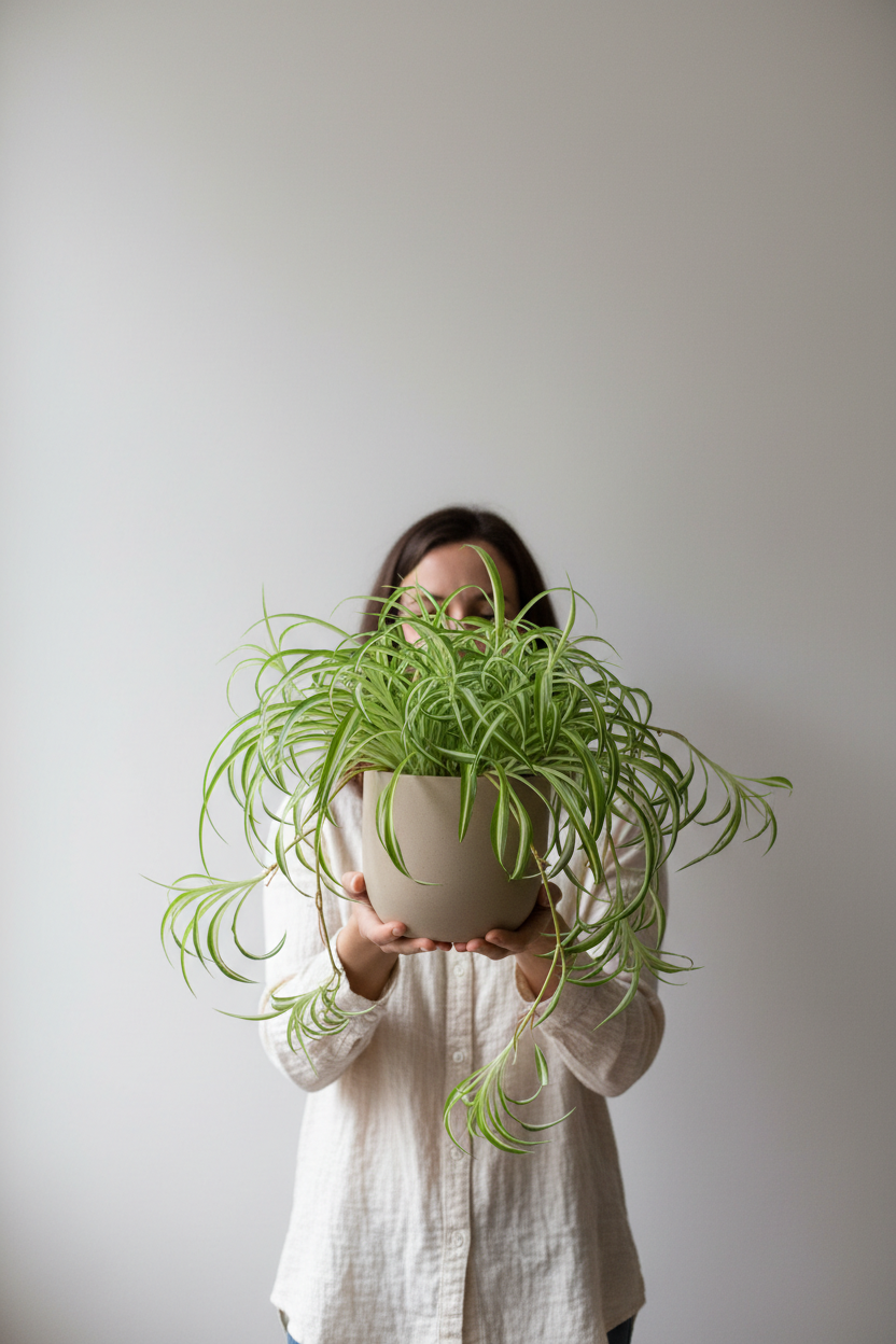 Spider Plant Hawaiian - 6" Pot - NURSERY POT ONLY