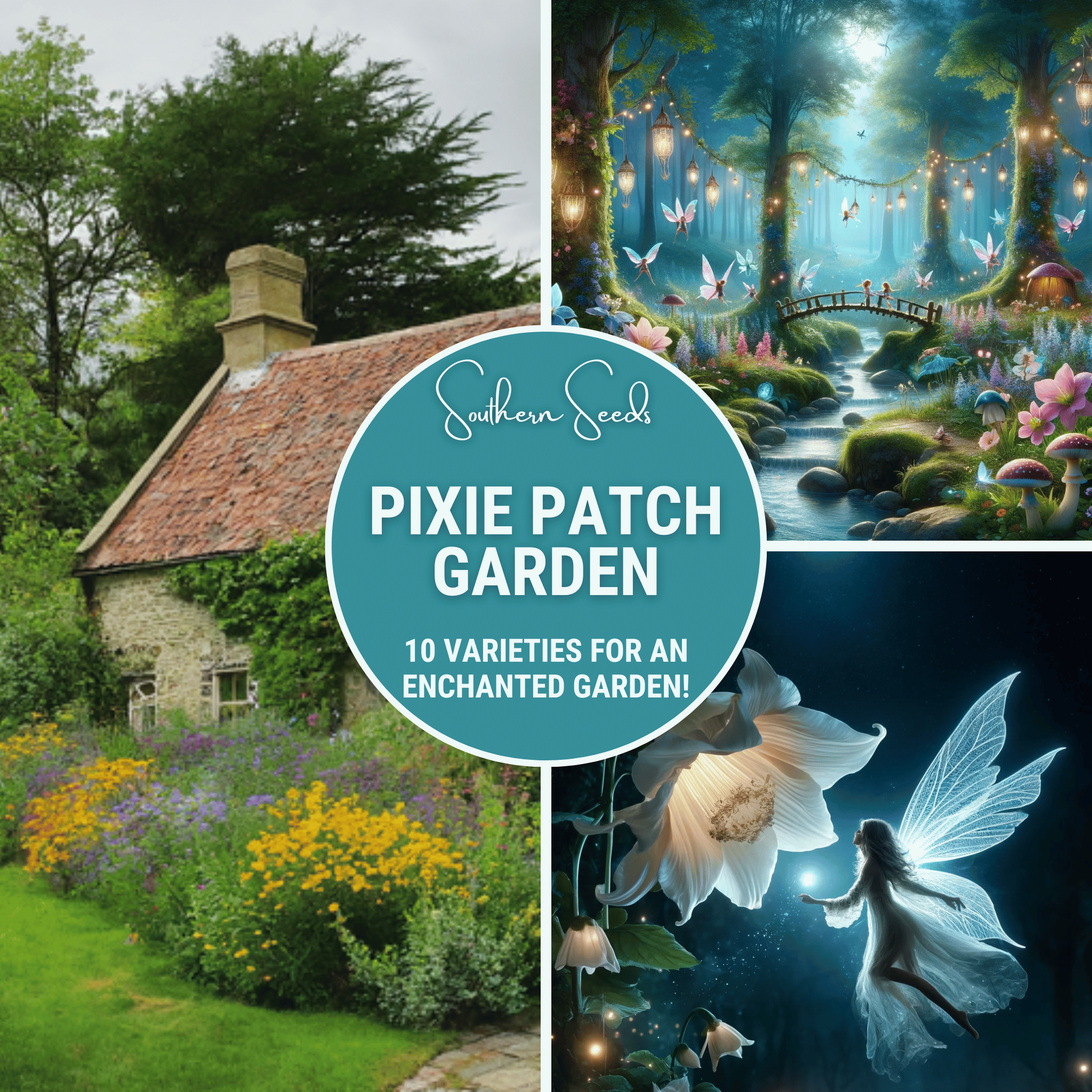 Pixie Collection Pixie Patch Seed Collection – 10 Enchanted Varieties – Nate's Garden Supply