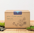 Pollinator Flower Garden Growing Kit w. with planters, soil pod & seeds for Viola, Petunia, Alyssum, Snapdragon & Nasturtium Blooms  (Get Growing)