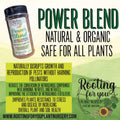 Power Blend -16oz by Volume Shaker - Organic - VEGAN - Oregon Licensed Nursery - Can be used with all soil types