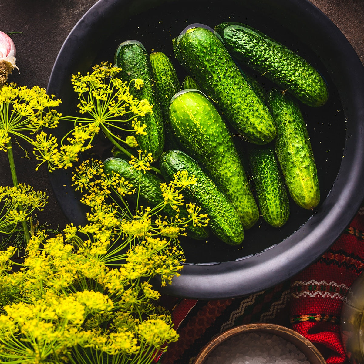 Purely Organic Boston Pickling Cucumber Seeds - USDA Organic