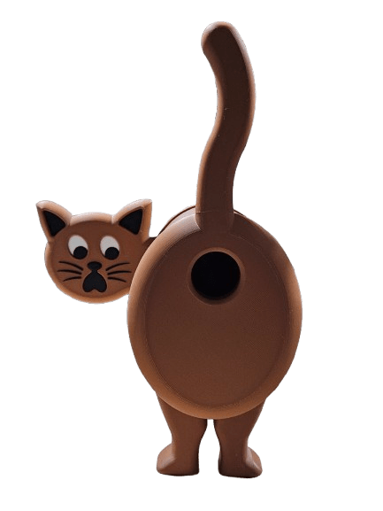 Comical Cat Butthole Birdhouse – Funny Outdoor Birdhouse – Unique Gag Gift for Backyard, Porch, or Garden – Weather-Resistant Cat Birdhouse