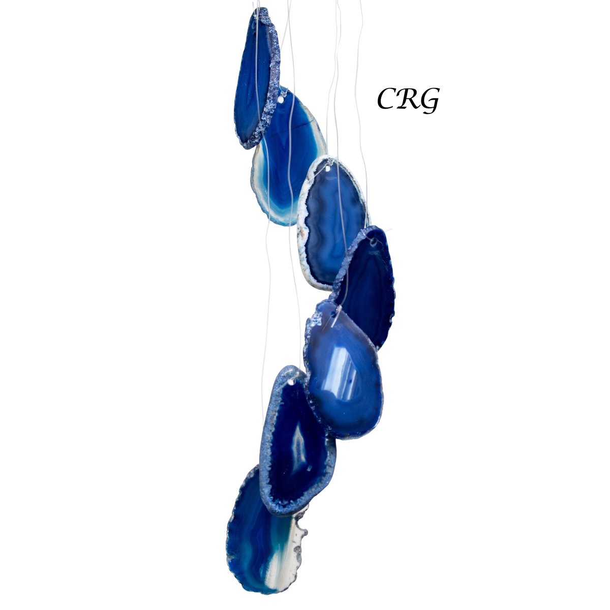 QTY 1 - Blue Agate Wind Chime / Small