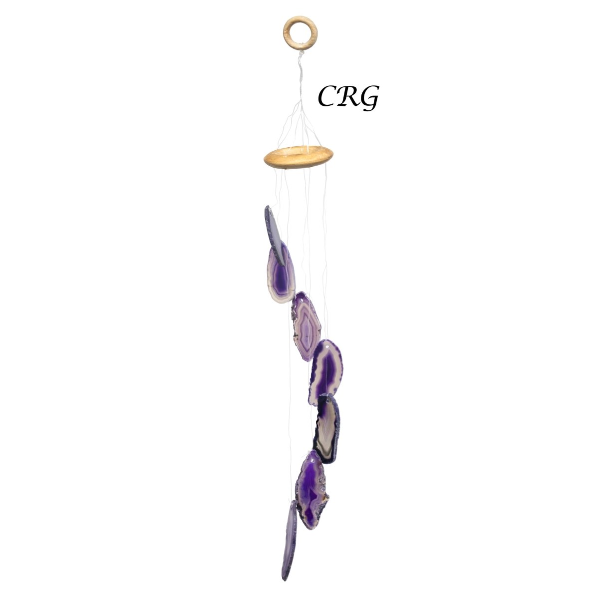QTY 1 - Purple Agate Wind Chime/ Small