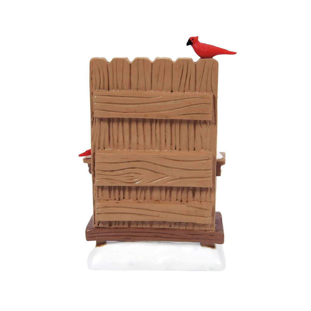 Potter's Bench with Cardinals