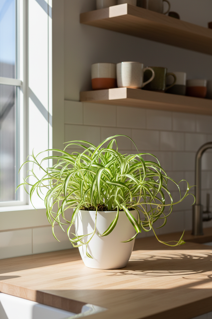 Spider Plant Hawaiian - 6" Pot - NURSERY POT ONLY