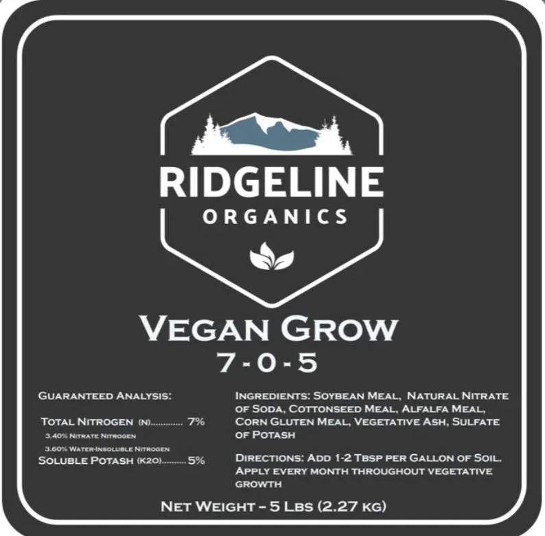 Ridgeline Vegan Grow Granular Fertilizer