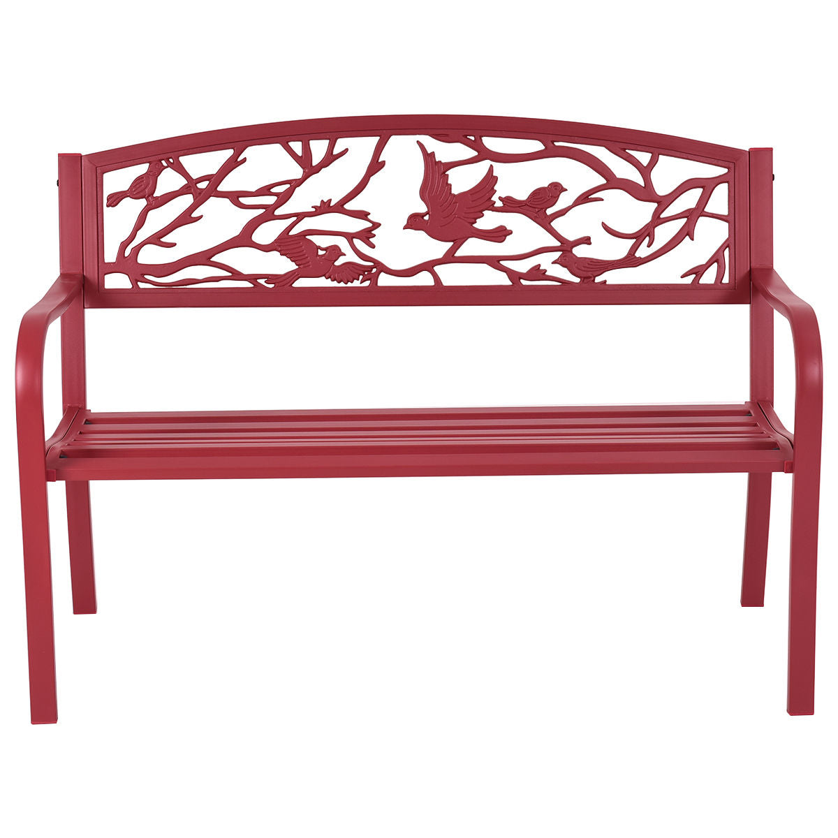 Red Garden Bench or for Patio - Outdoor Furniture