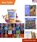 Wildflower Seed Mix 3oz for Pollinator Gardens – Non-GMO, Attract Bees & Butterflies, 23 Varieties, Seeds for Wildflower Landscaping