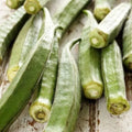 Clemson Spineless Okra Seeds - Non-GMO Heirloom Variety - Organic Gardening, Abelmoschus esculentus