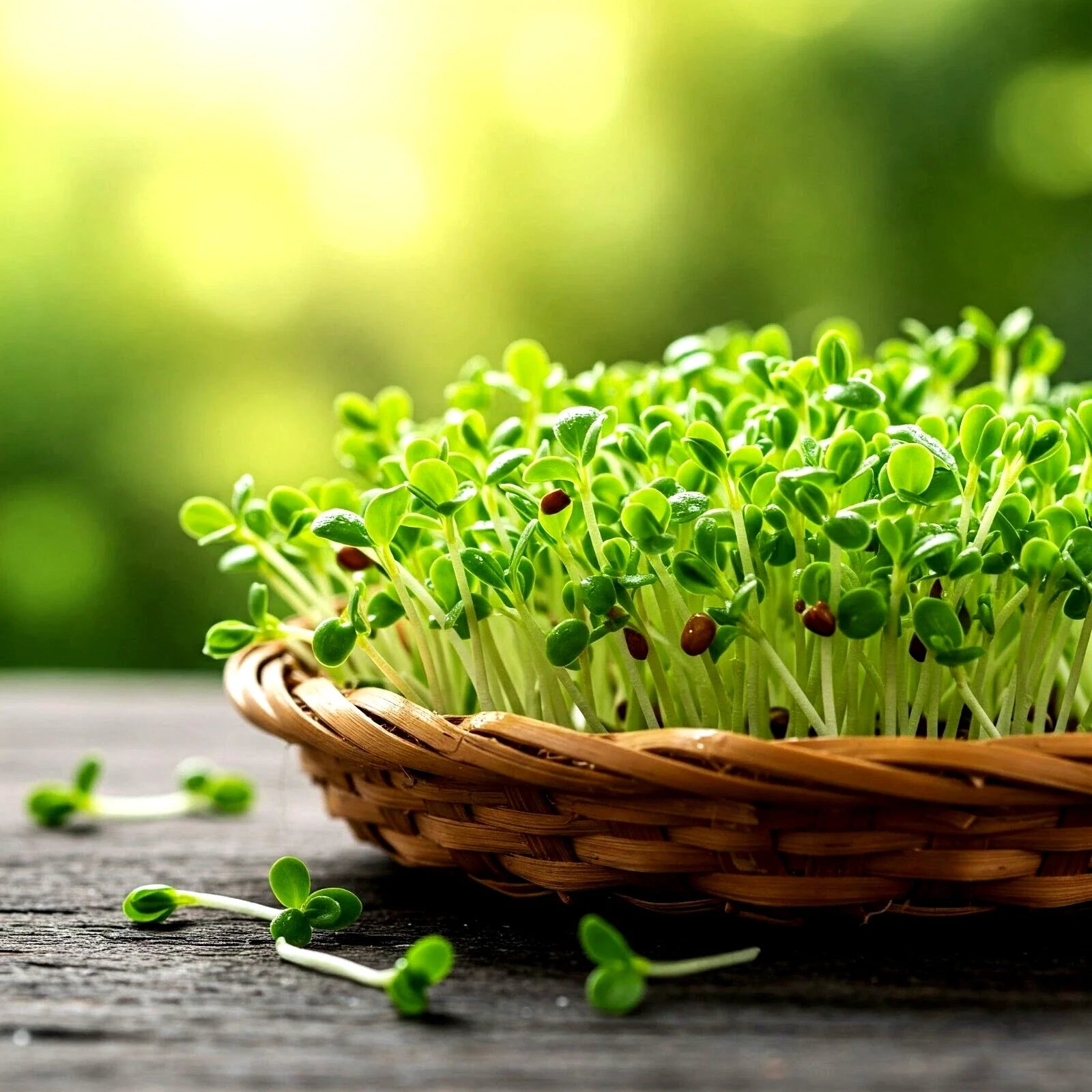 Alfalfa Seeds for Garden Microgreens - 3000+ Heirloom Cover Crop Seeds - Medicago sativa