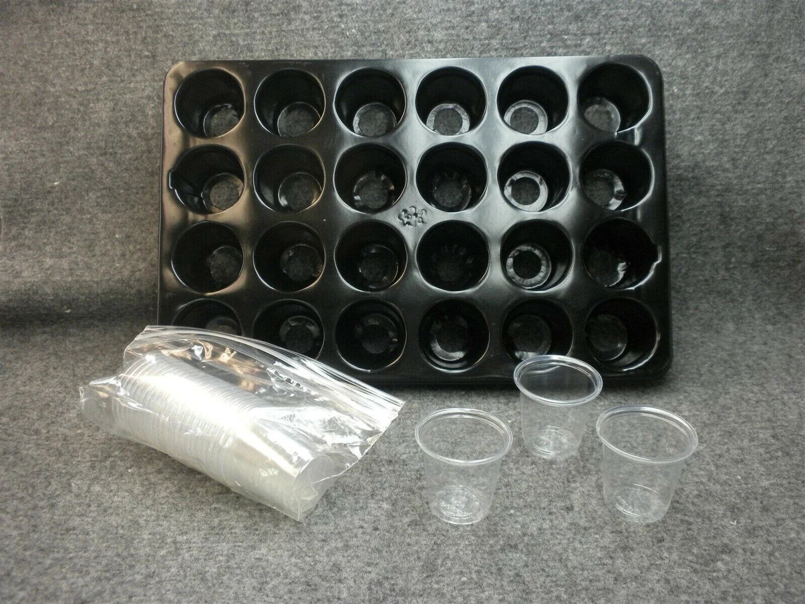 Super Sprouter Cups - 50 Count Seedling Starter Trays for Leafy Greens - Hydroponic Grow System - AV Rel