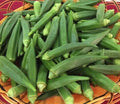 Emerald Okra Seeds - 100+ Heirloom Non-GMO - Fresh Vegetable Seeds - Abelmoschus esculentus