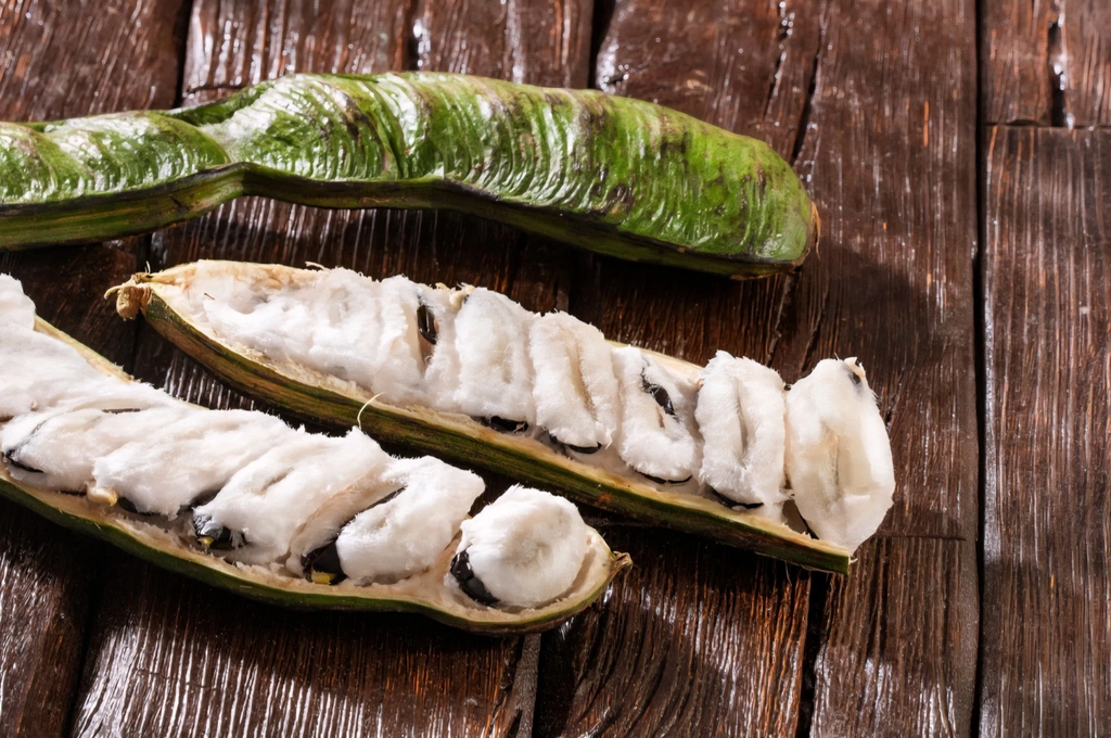 Ice Cream Bean Live Plant – Inga edulis Tropical Fruit Tree Starter for Planting, Young Tree