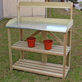 Wooden Potting Bench Work Station
