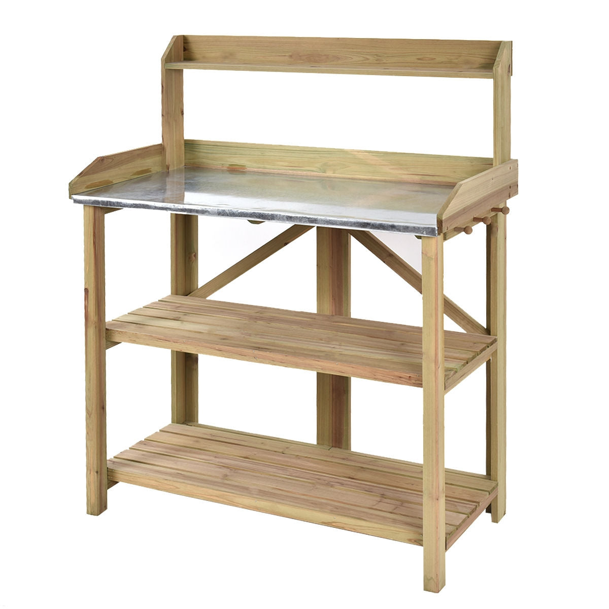 Wooden Potting Bench Work Station