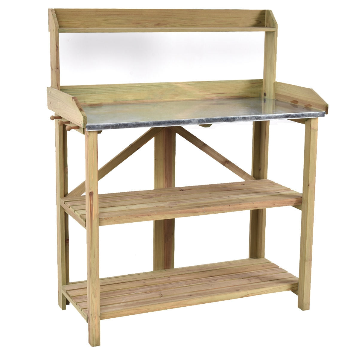 Wooden Potting Bench Work Station
