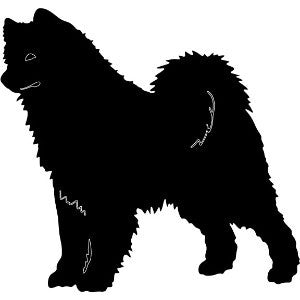 Samoyed Garden Stake or Dog Wall Art