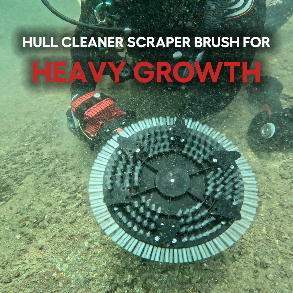 Hull Cleaner Scraper Brush for Heavy Growth