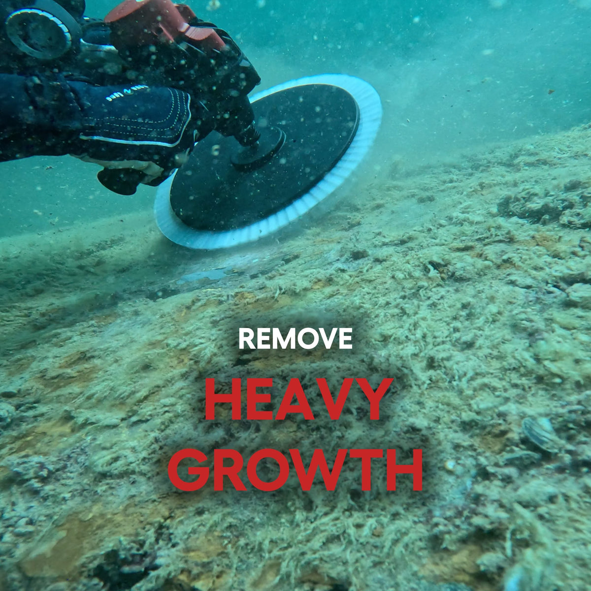 Hull Cleaner Scraper Brush for Heavy Growth