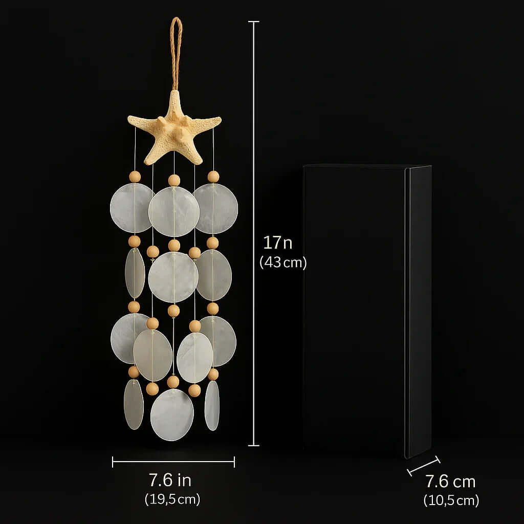 Bohemian Home decor wind chime Seashell Wind Chimes for Outside