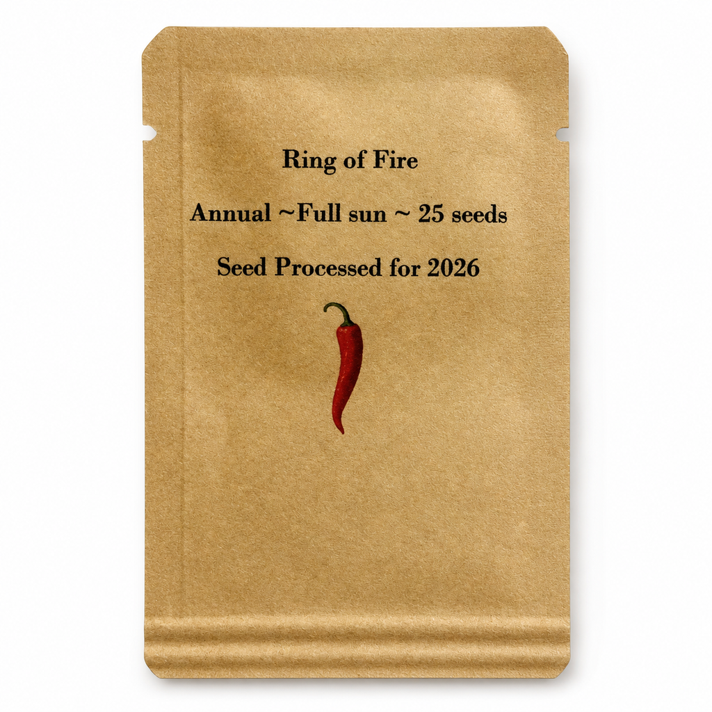 Ring of Fire Cayenne Pepper Seeds – 25 Hot Pepper Seeds