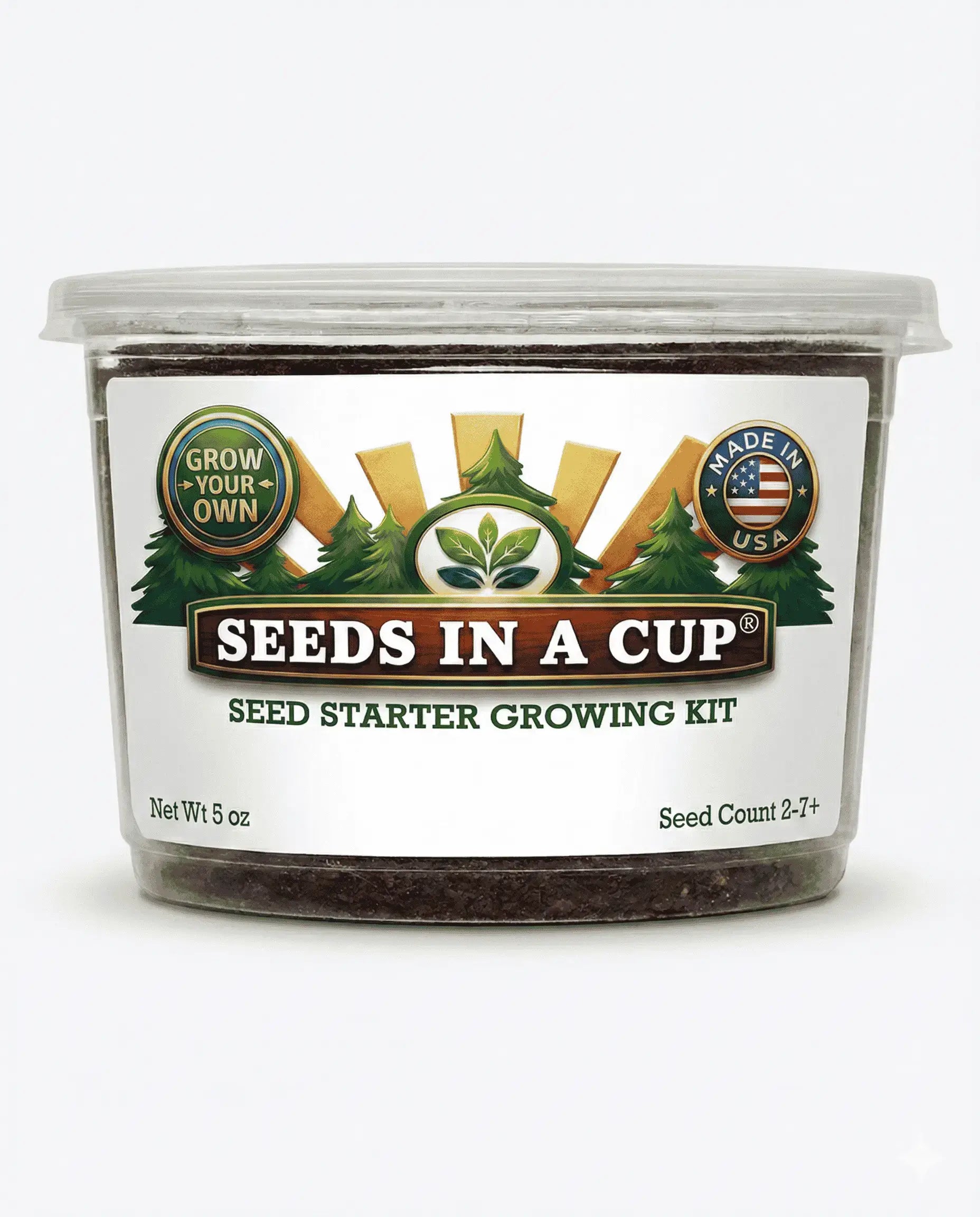 Loofah Grow Kit | Grow Natural Bath Sponges from Seed | Seeds In A Cup®