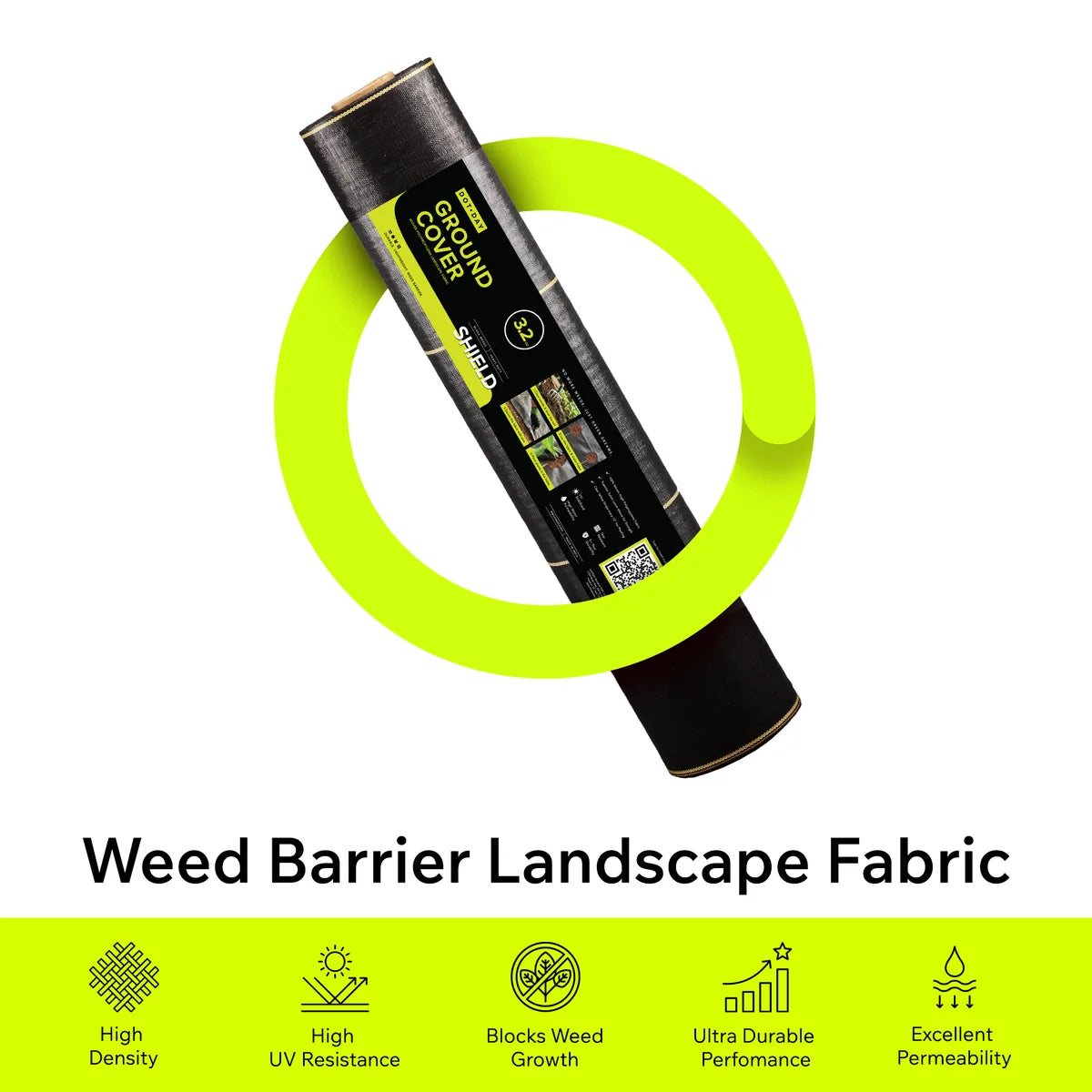 SHIELD Weed Barrier Fabric (3.2 oz Woven)