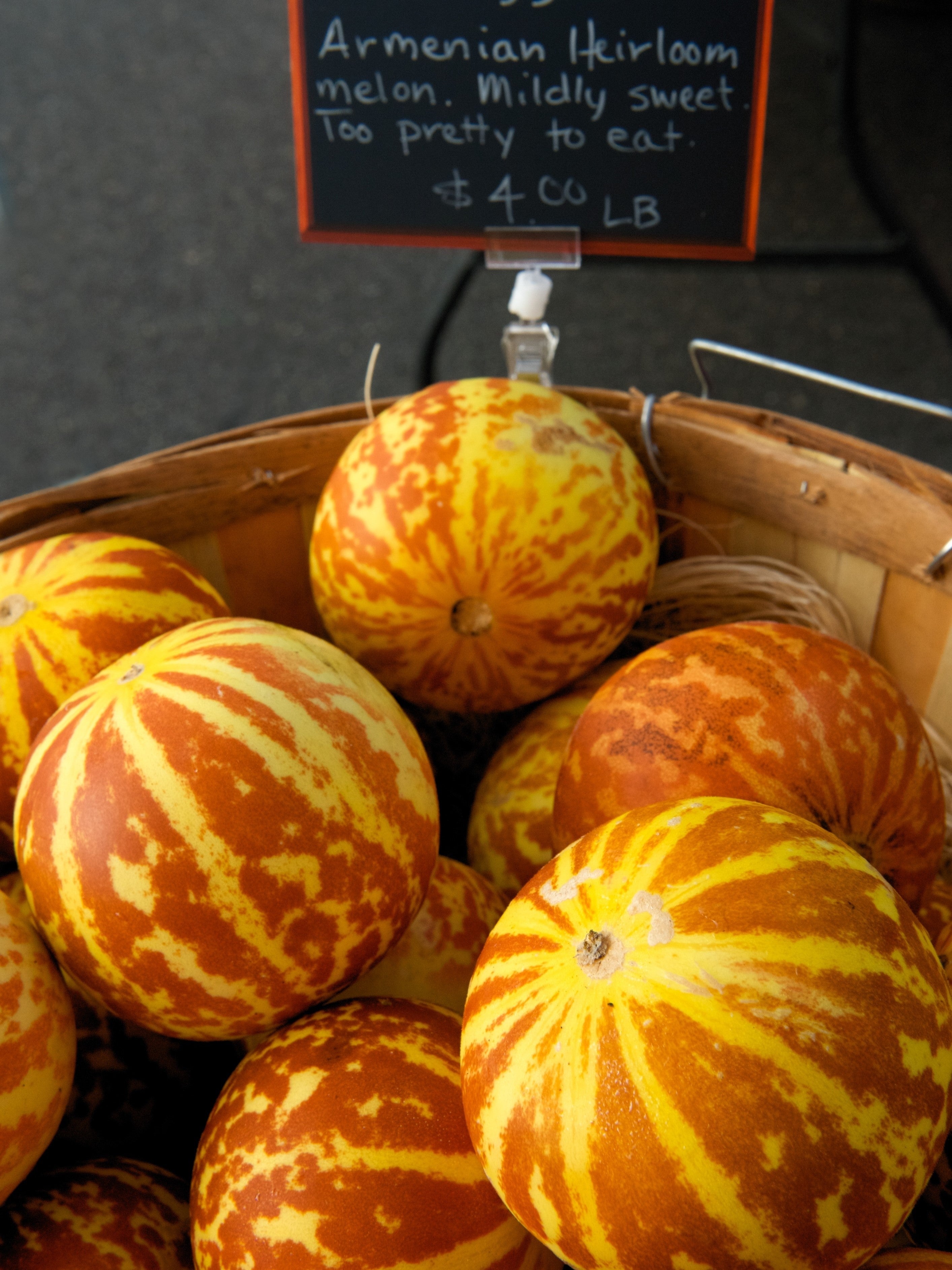 15 TIGGER / TIGER MELON Edible Muskmelon & Ornamental Vine Cucumis Melo Seeds