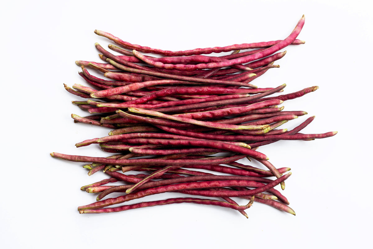 Netre Bhena 25 RED NOODLE BEAN Yard Long Asparagus Bean Chinese Phaseolus Vulgaris ...