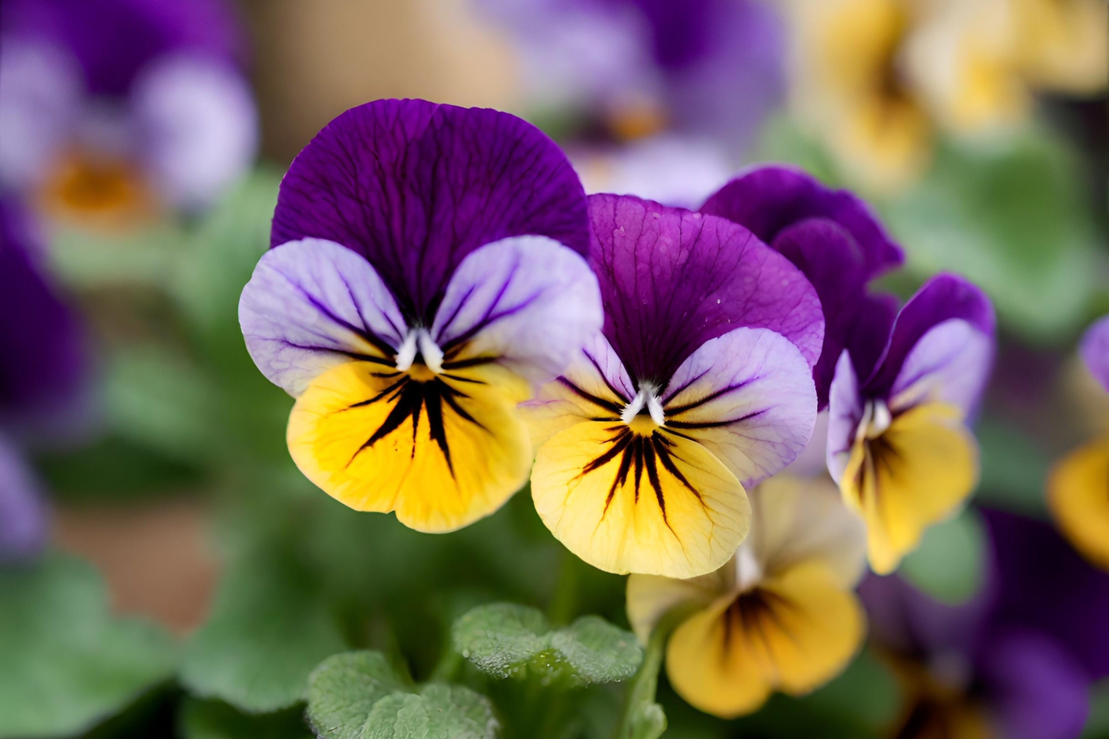 250 JOHNNY JUMP UP Helen Mount Violet Viola Tricolor Flower Seeds