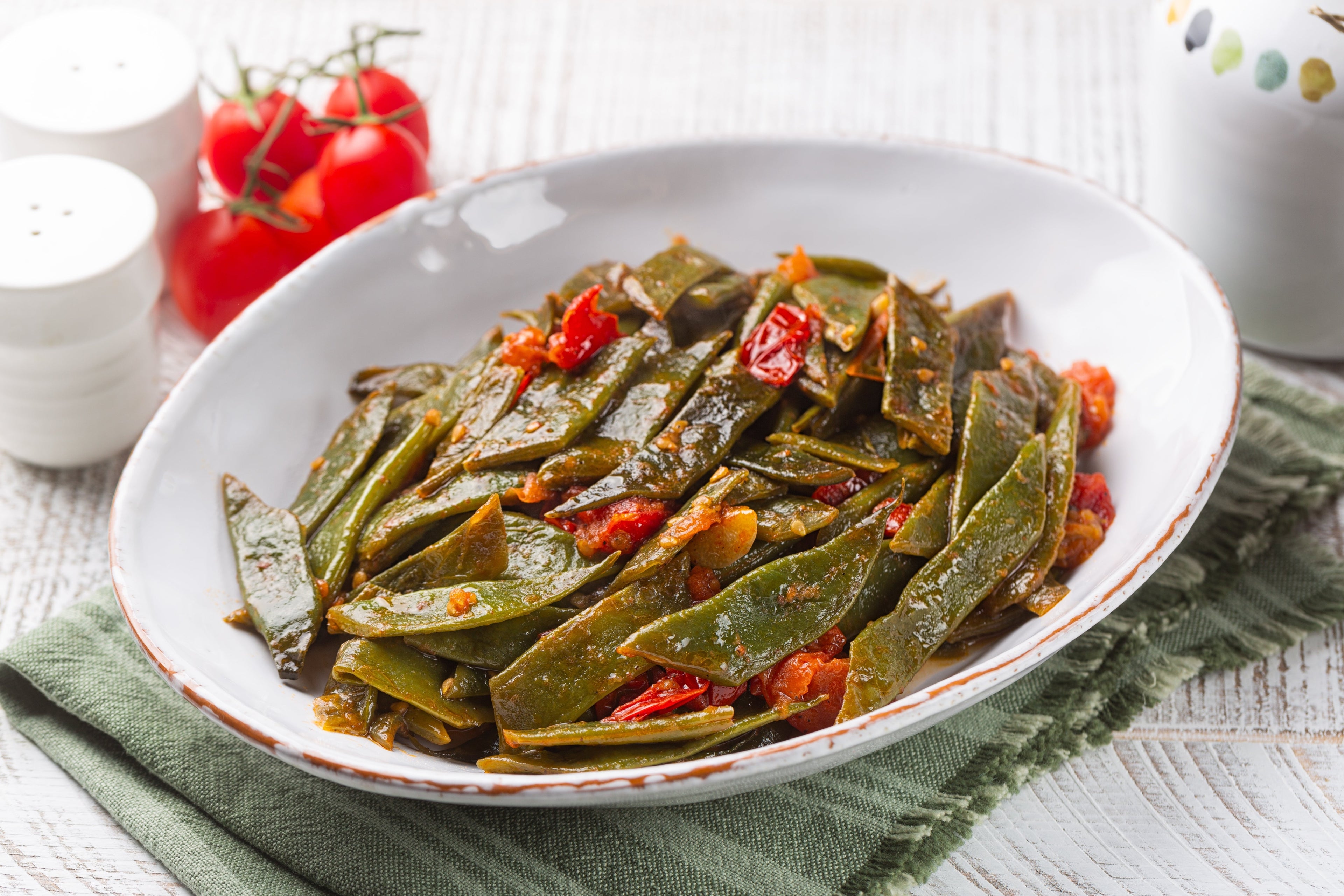 50 ROMANO BUSH BEAN Italian Flat Green Pod Phaseolus Vulgaris Vegetable Seeds
