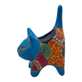 Small Talavera Cat Planter | Colorful Mexican Ceramic Decor