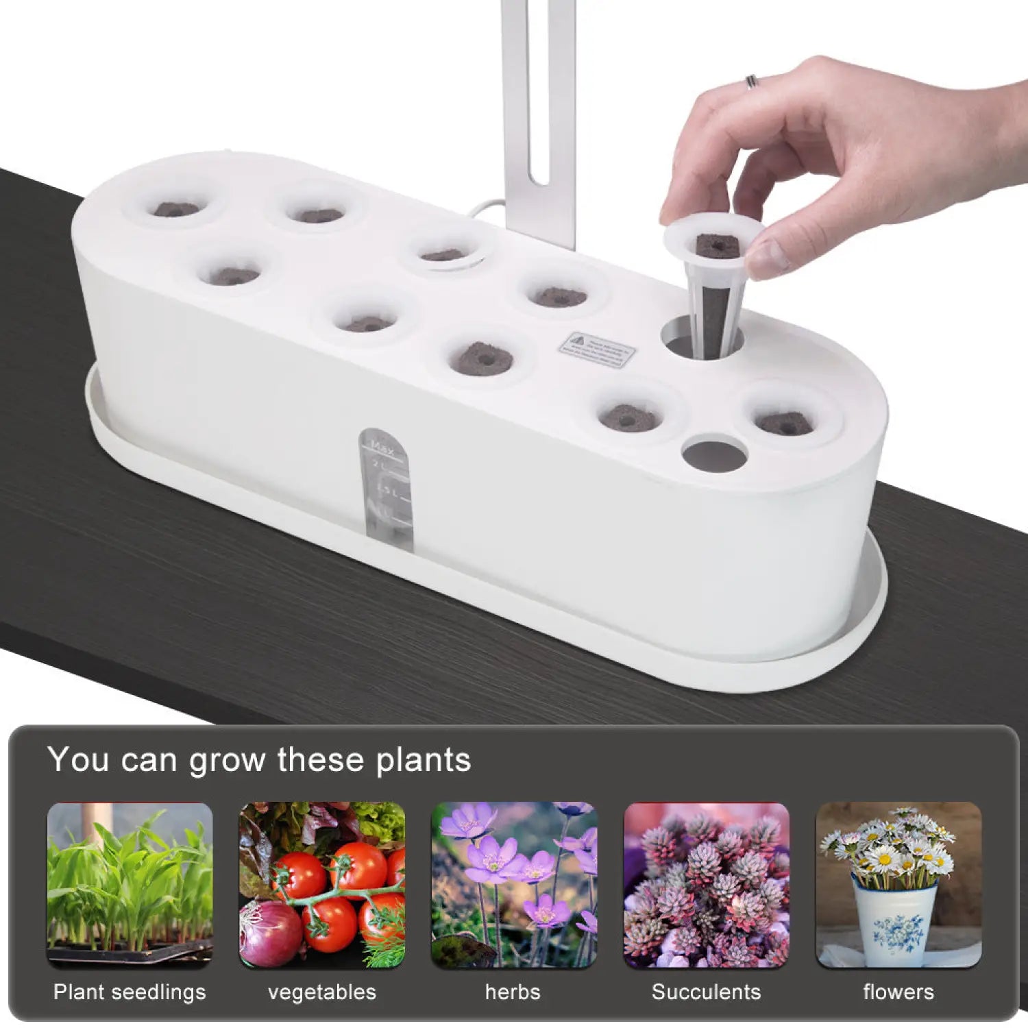 Smart Hydroponic Full Spectrum Grow Light for Plants