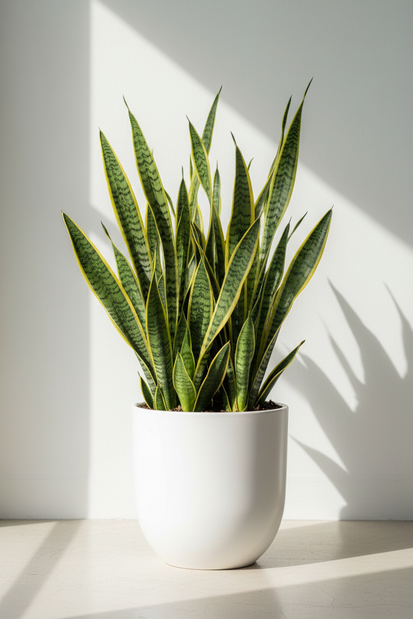 Snake Plant Laurentii - 4" Pot - NURSERY POT ONLY