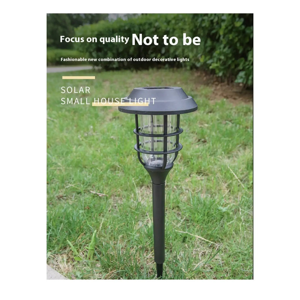 Solar LED Light for Garden with Modern Stripe Design for Outdoors