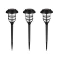 Solar LED Light for Garden with Modern Stripe Design for Outdoors